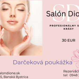 Darčeková poukážka 30 €